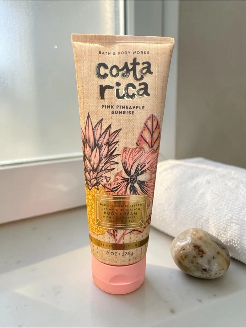NWT Bath & Body Works Costa Rica Pink Pineapple Sunrise Body Care Set